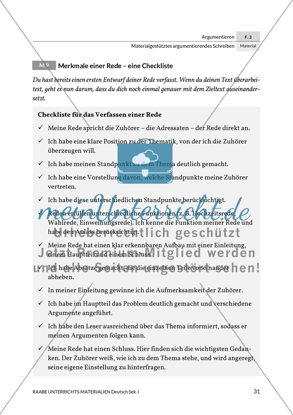 Argumentierendes Schreiben - Rede zum Thema Gewaltdarstellungen in den Medien Preview 26
