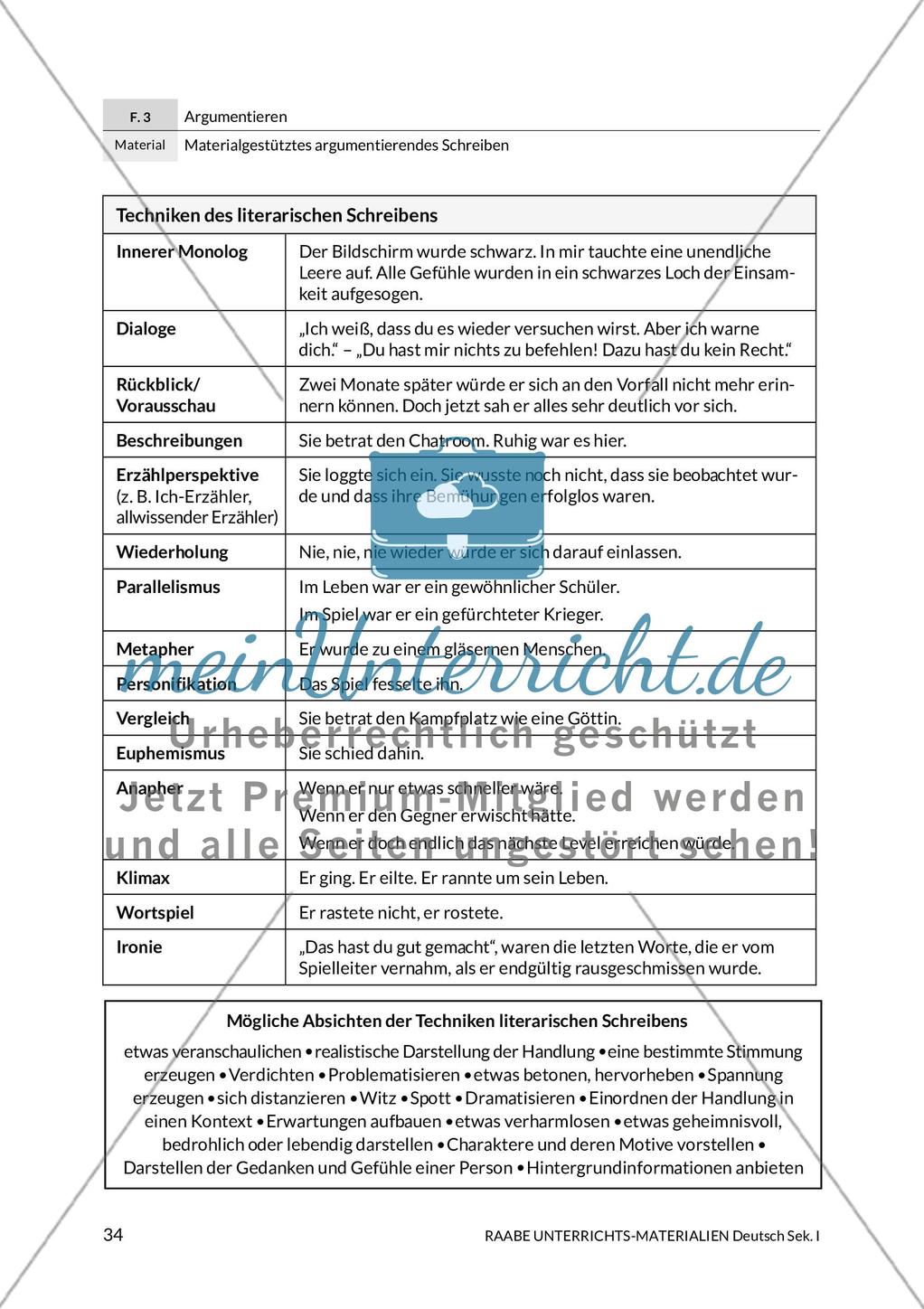 Argumentierendes Schreiben - Rede zum Thema Gewaltdarstellungen in den Medien Preview 29