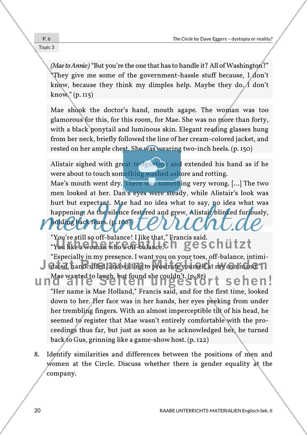 Dave Eggers: The Circle - Gender equality in the high-tech industry Preview 4