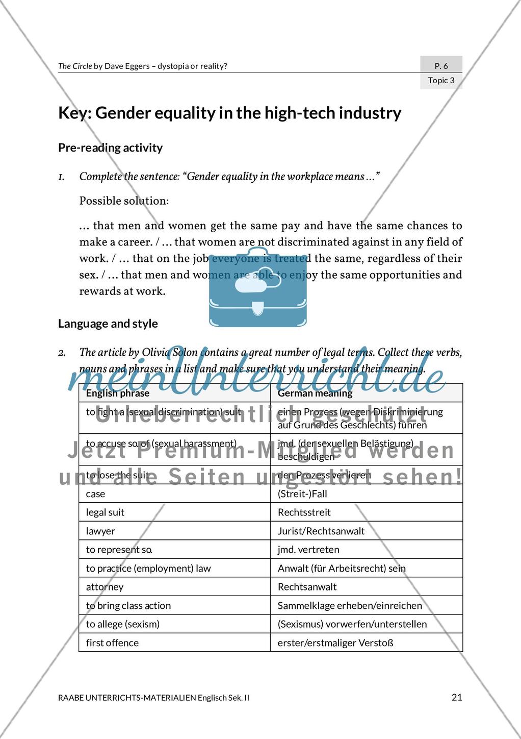 Dave Eggers: The Circle - Gender equality in the high-tech industry Preview 5