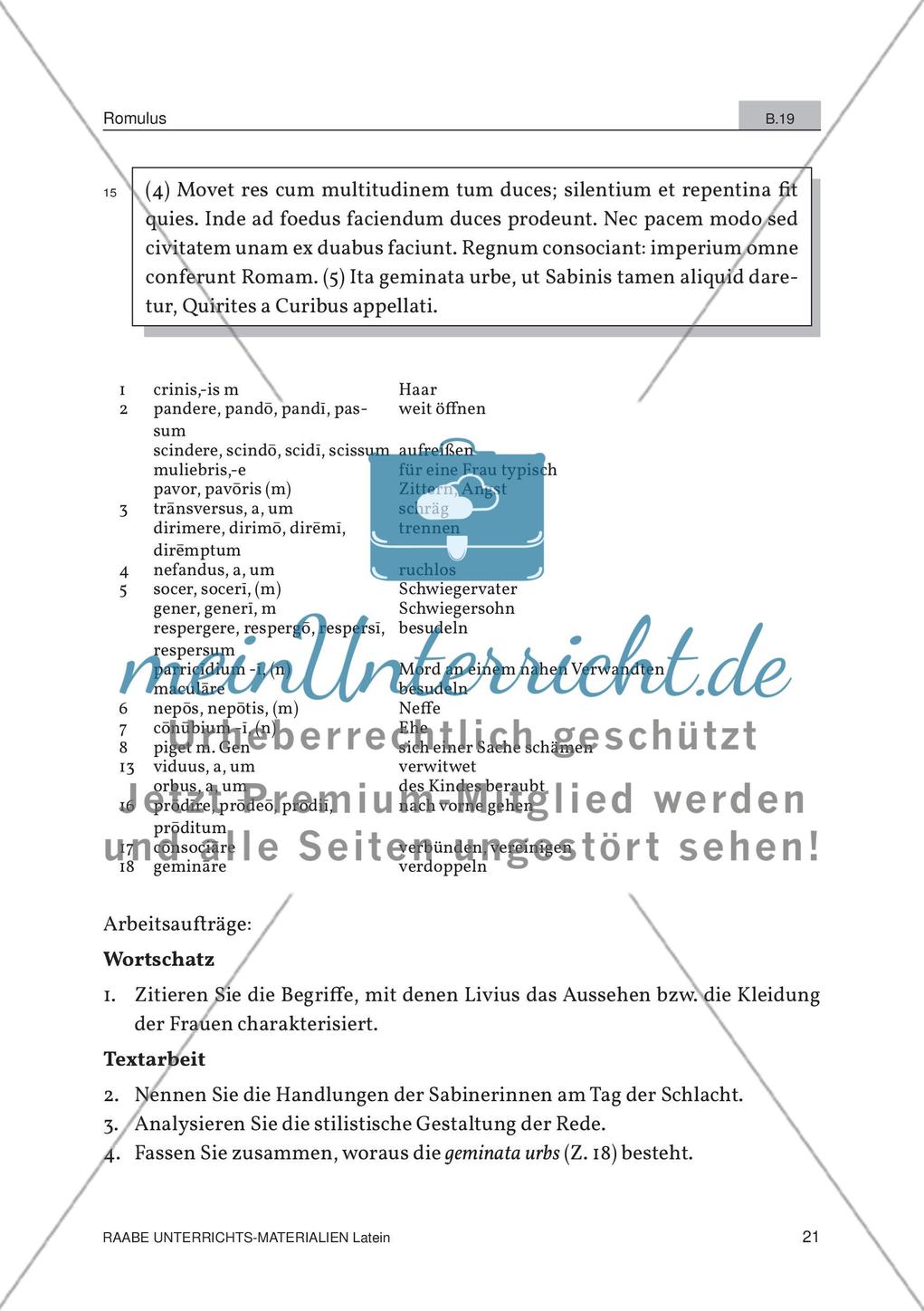 Die Einigung zwischen Römern und Sabinen Preview 4