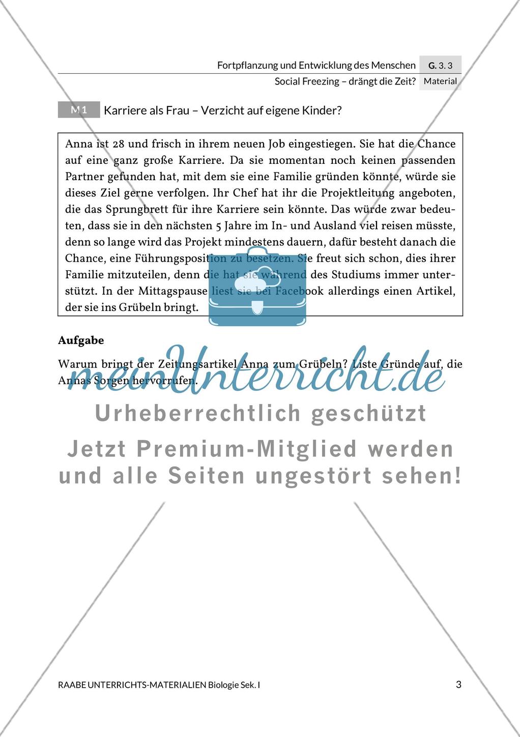 Social Freezing: Grenzen weiblicher Befruchtung Preview 1
