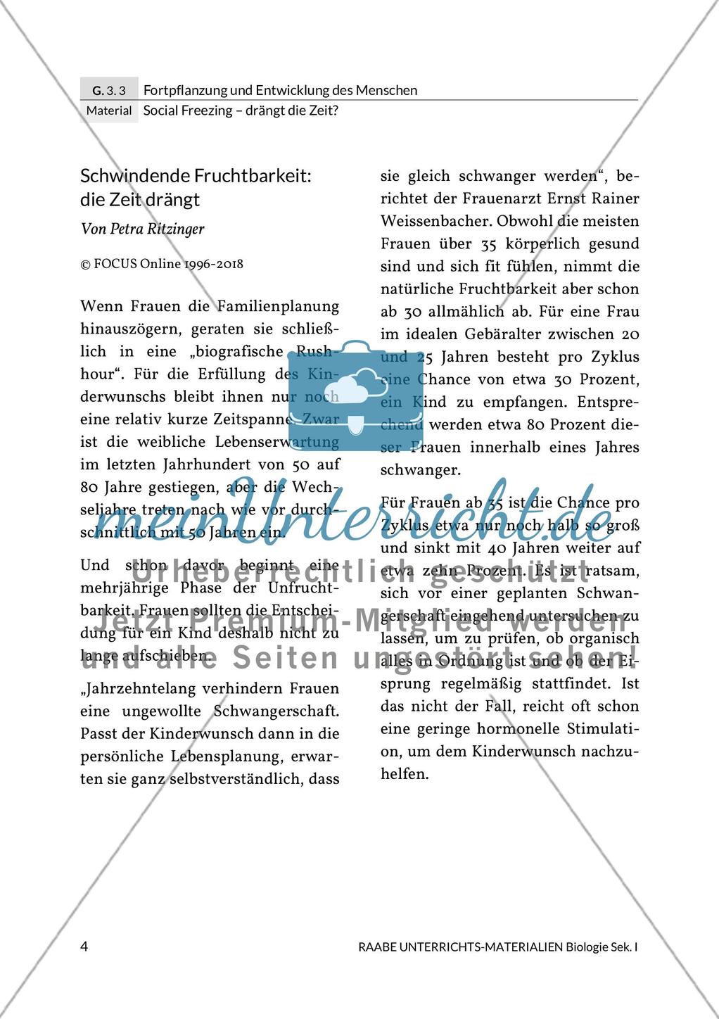 Social Freezing: Grenzen weiblicher Befruchtung Preview 2