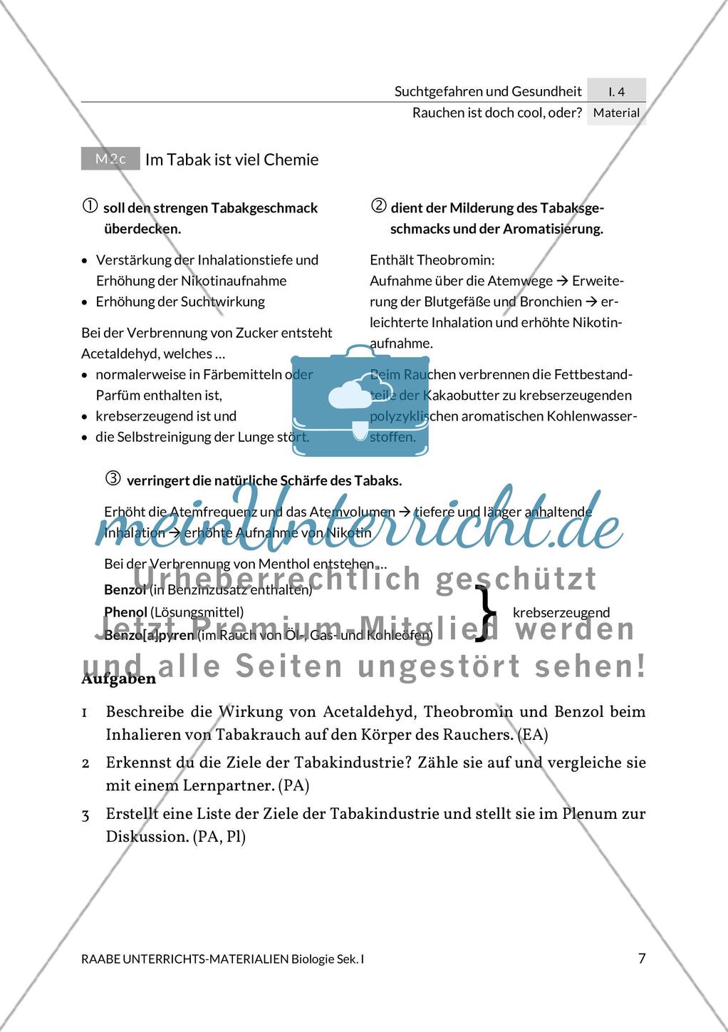 Die Wirkung der Zusatzstoffe und die Ziele der Tabakindustrie Preview 5