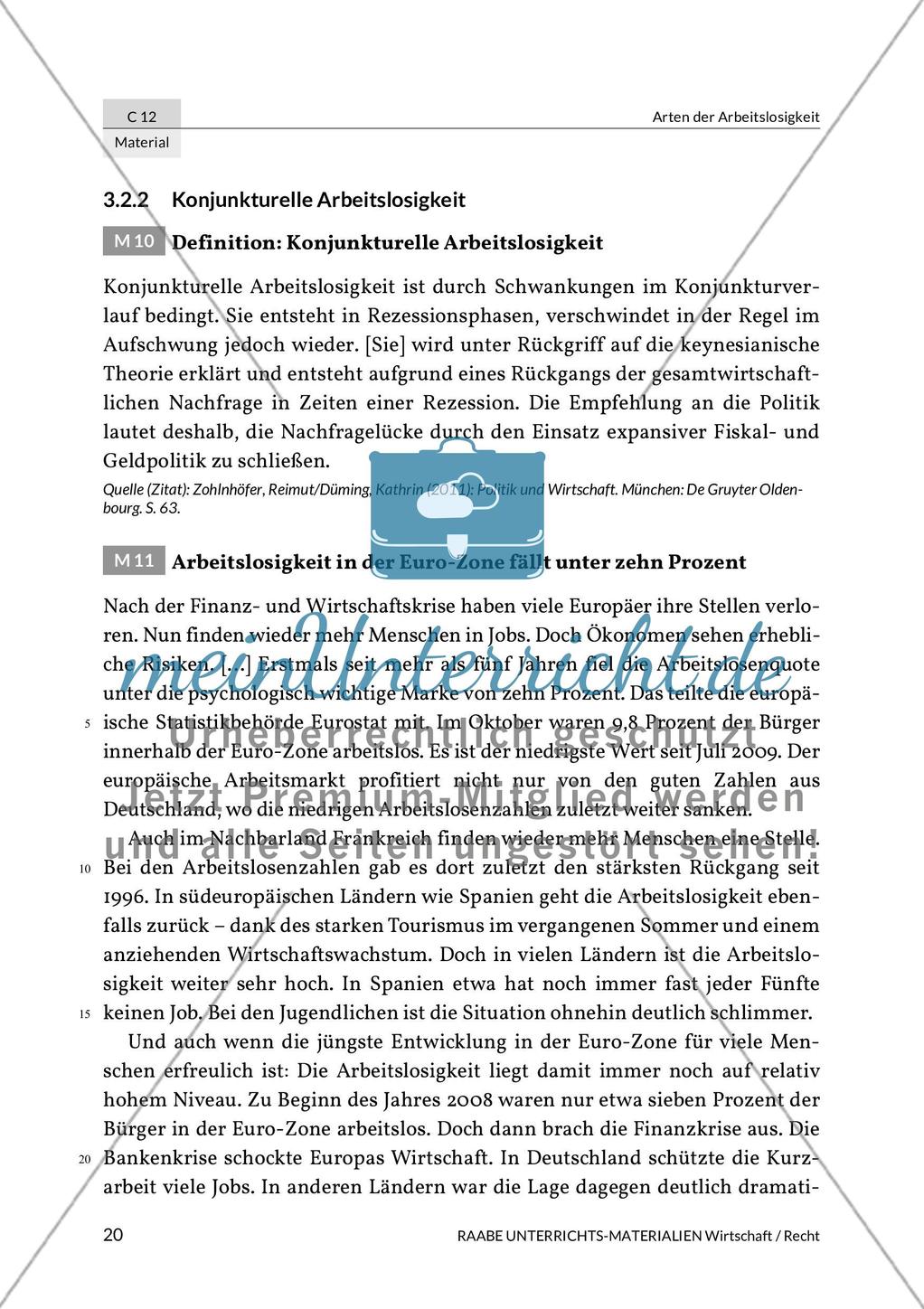 Arten der Arbeitslosigkeit Preview 12