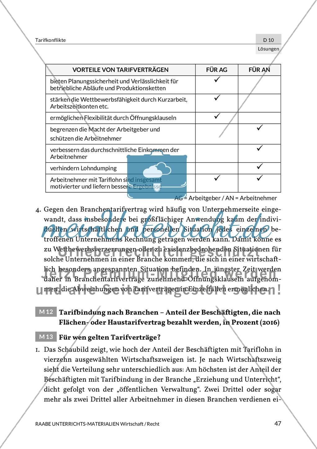 Lösungen: Tarifkonflikte Preview 13