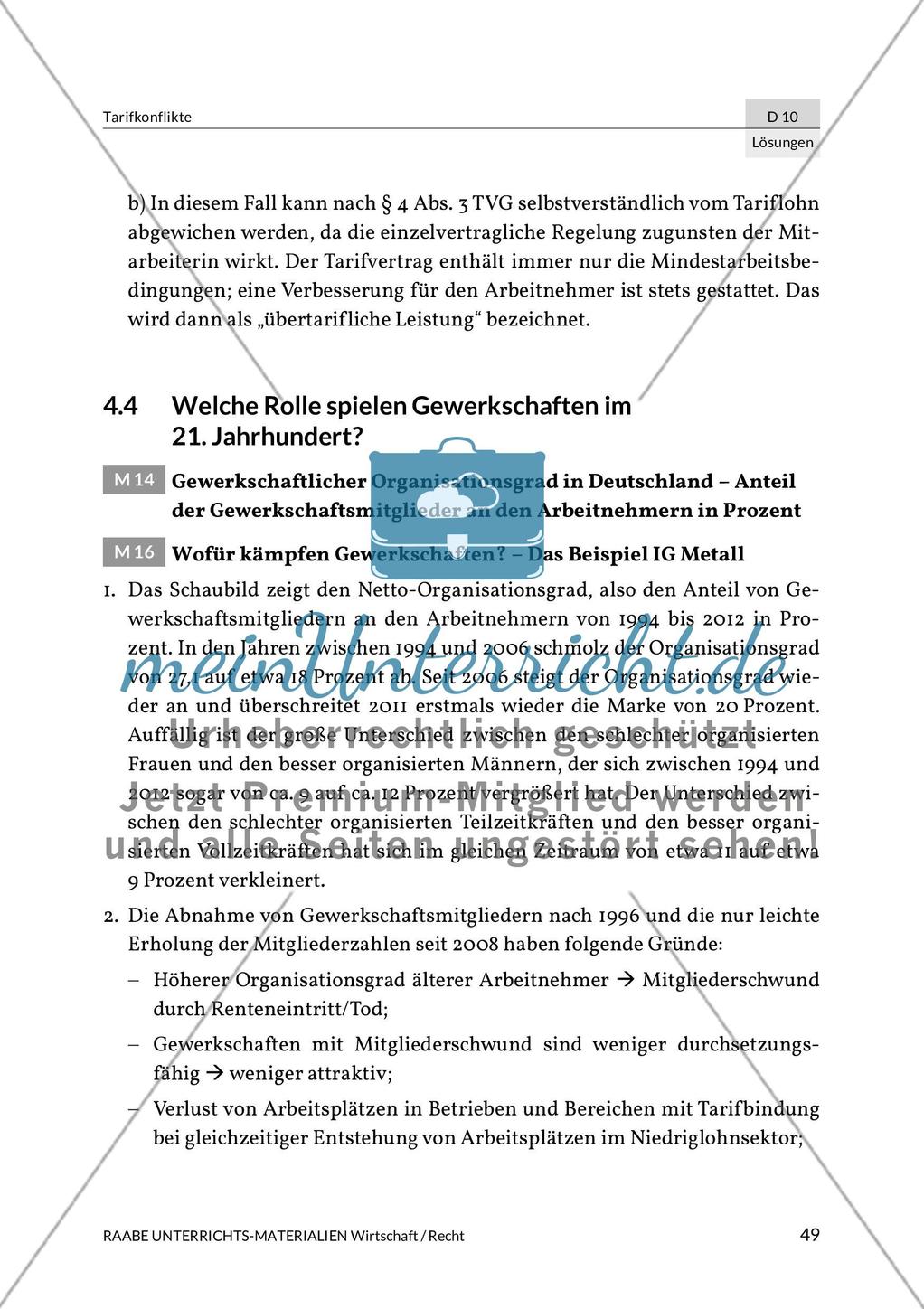 Lösungen: Tarifkonflikte Preview 15