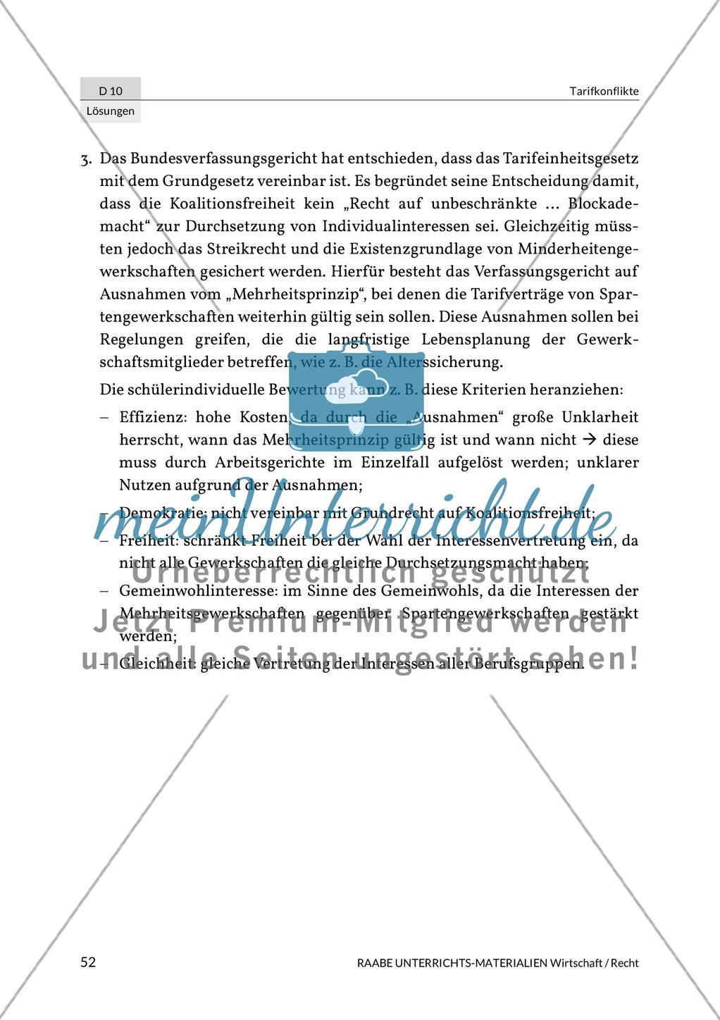 Lösungen: Tarifkonflikte Preview 18