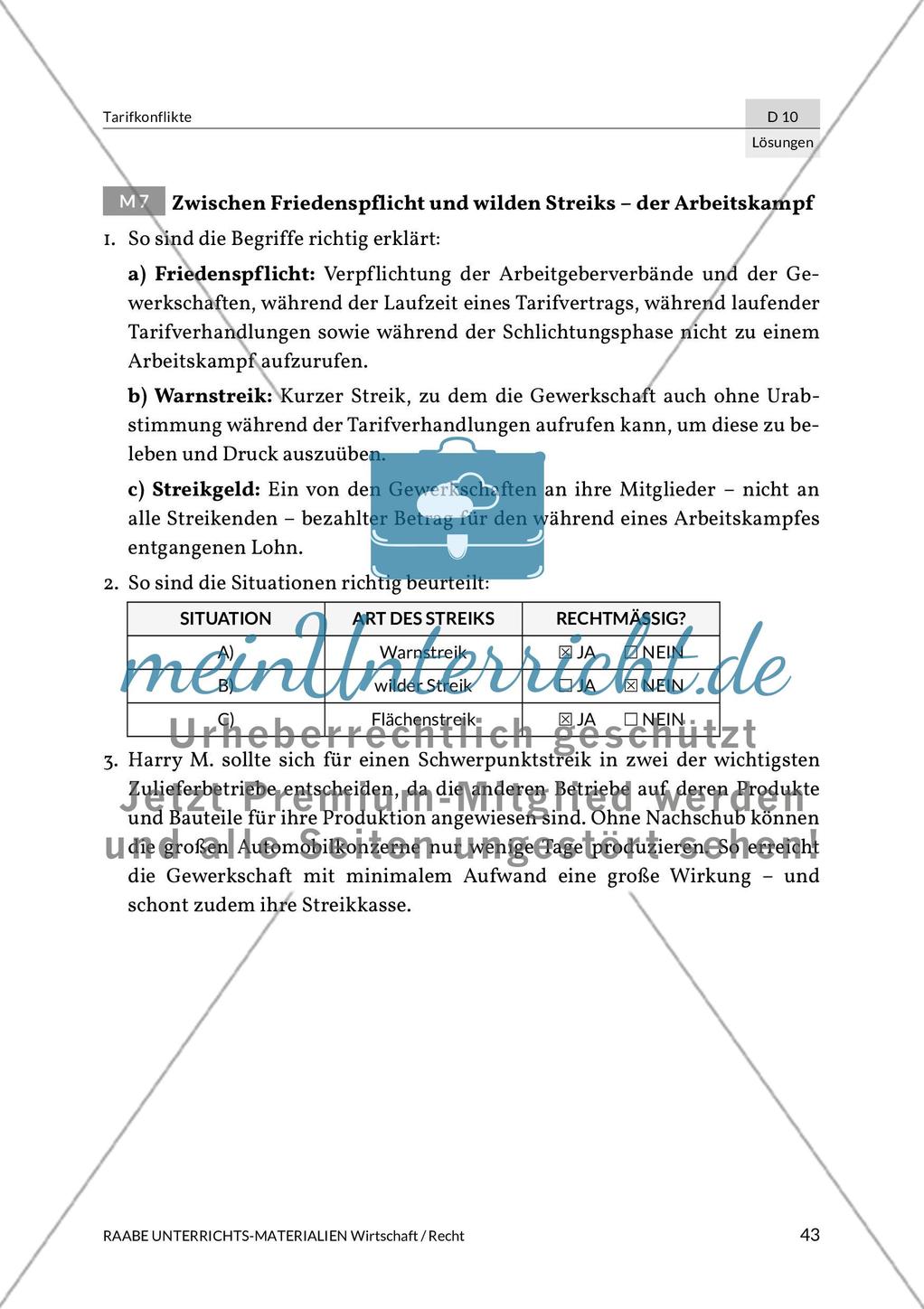 Lösungen: Tarifkonflikte Preview 9