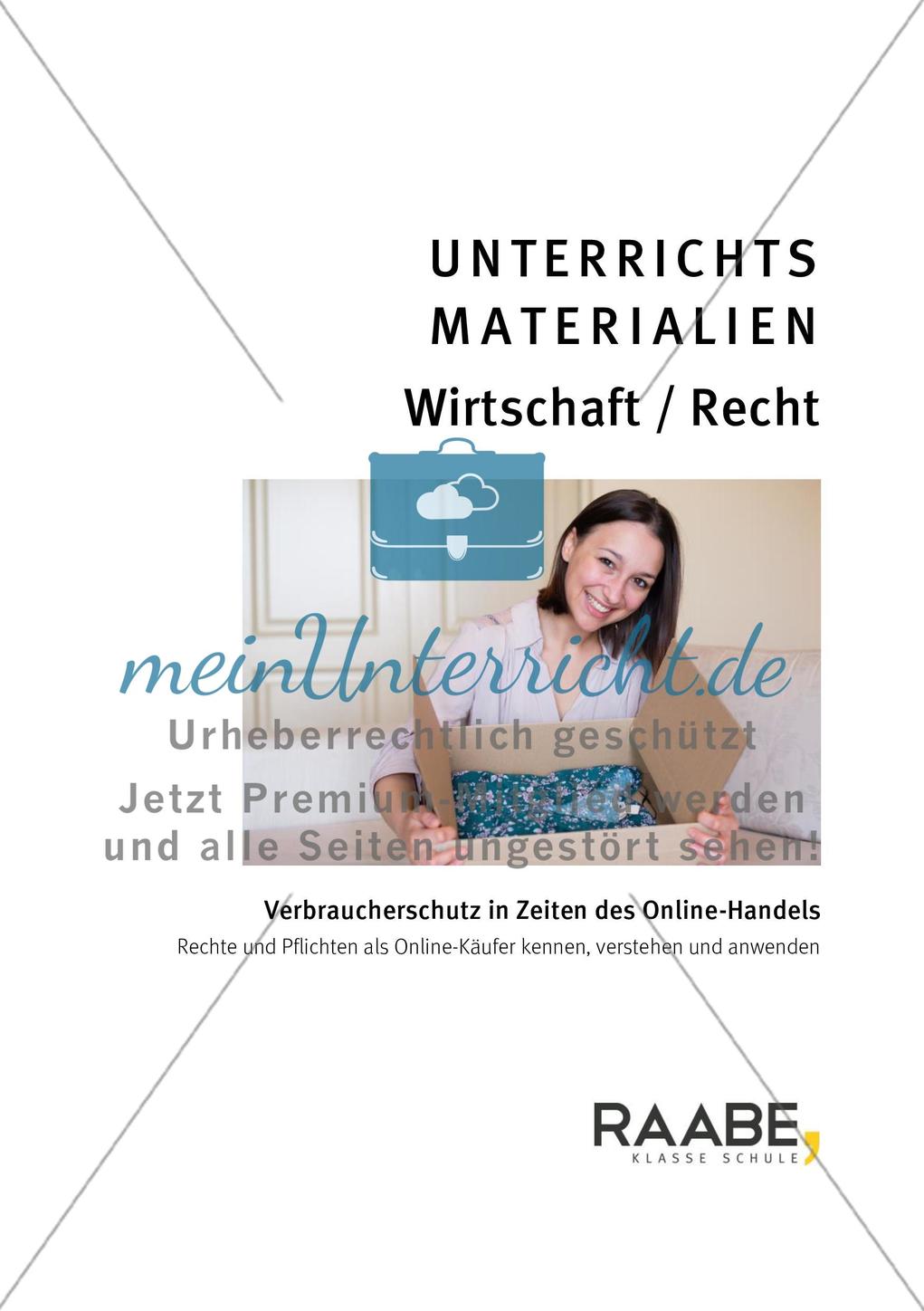 Online-Handel: Verbraucherschutz Preview 1
