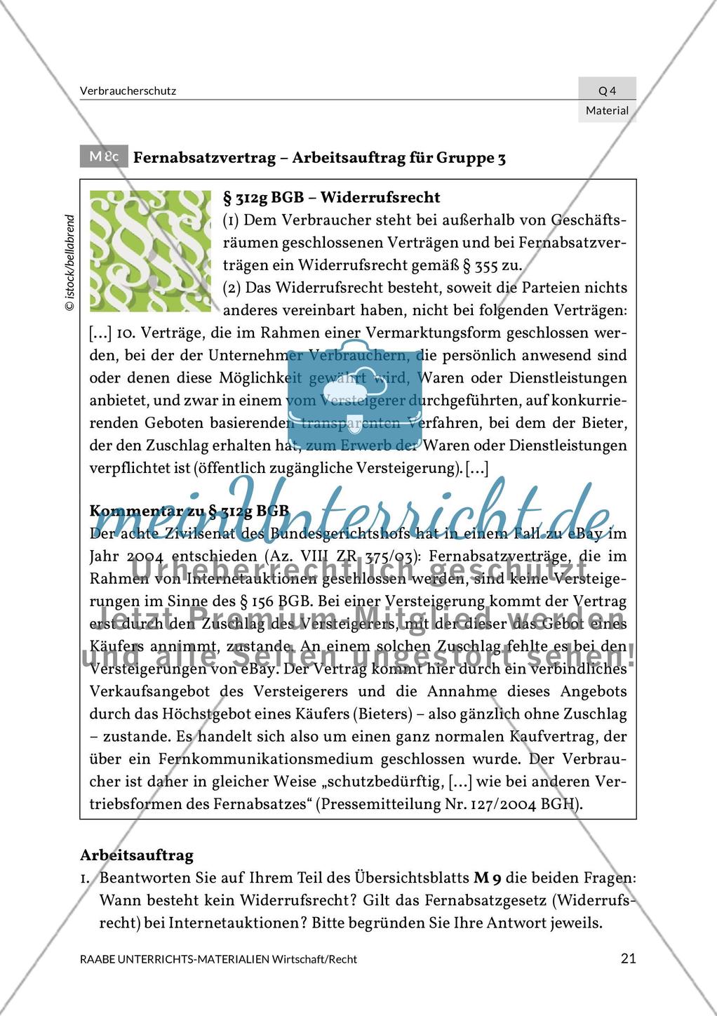 Online-Handel: Verbraucherschutz Preview 24