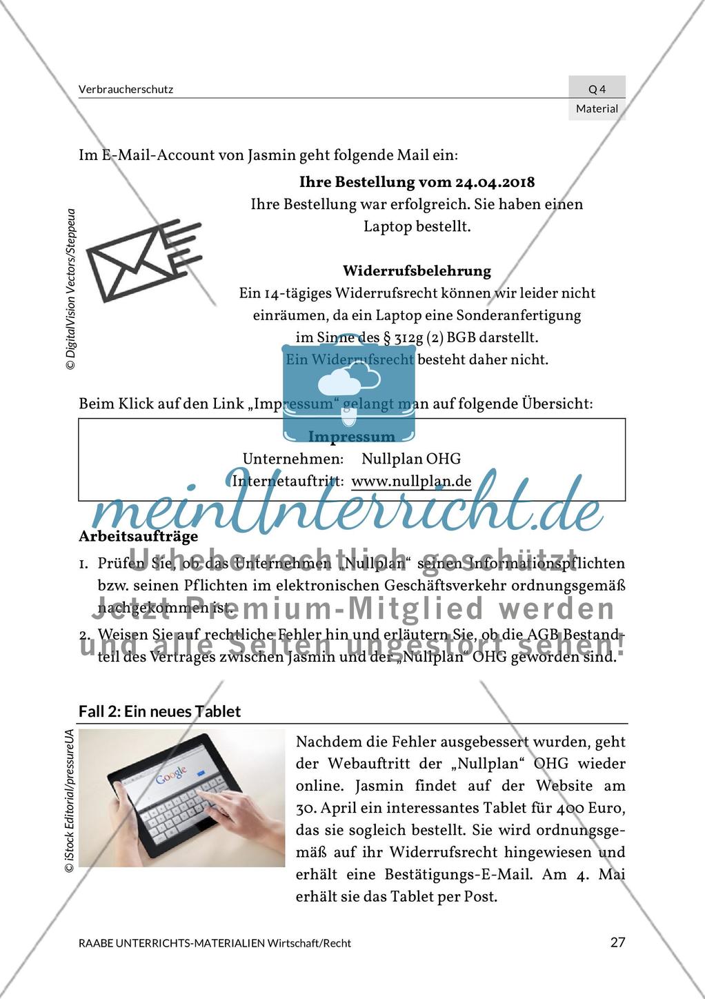 Online-Handel: Verbraucherschutz Preview 30