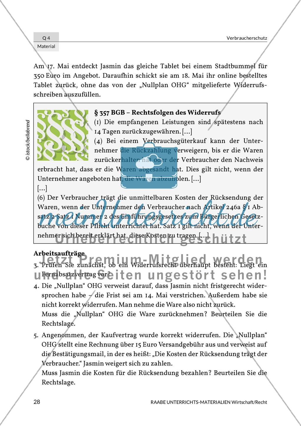 Online-Handel: Verbraucherschutz Preview 31
