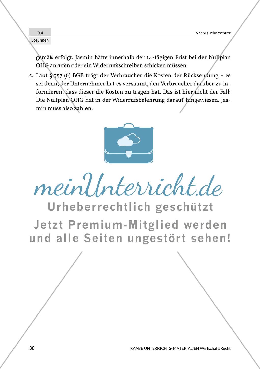 Online-Handel: Verbraucherschutz Preview 41