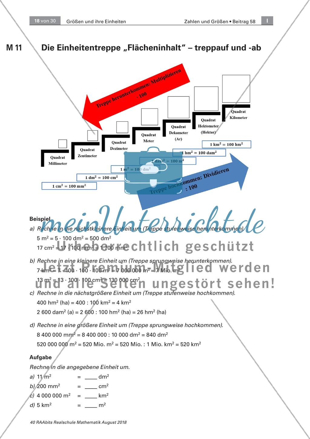Umwandlung von Größen und Einheiten Preview 14