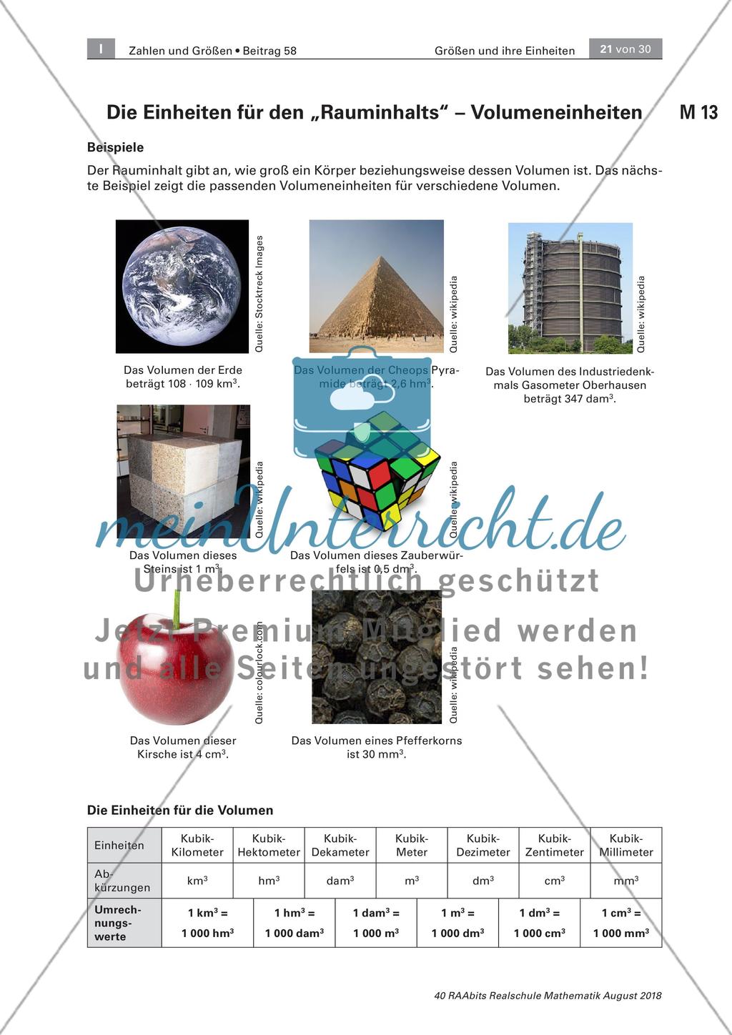 Umwandlung von Größen und Einheiten Preview 17