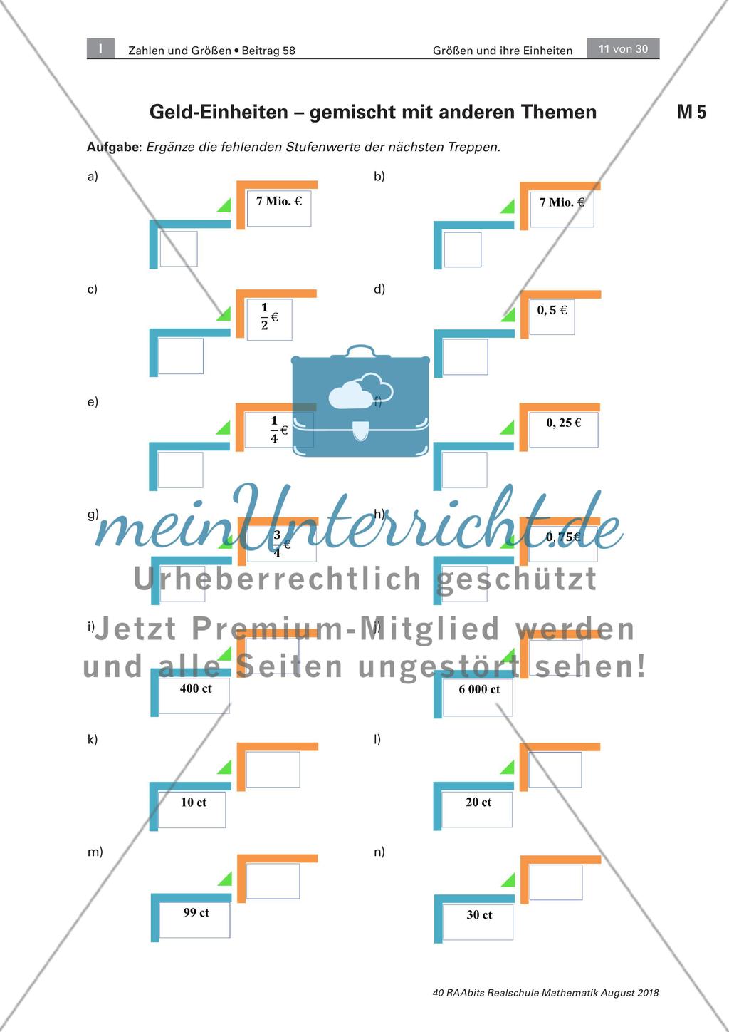 Umwandlung von Größen und Einheiten Preview 7