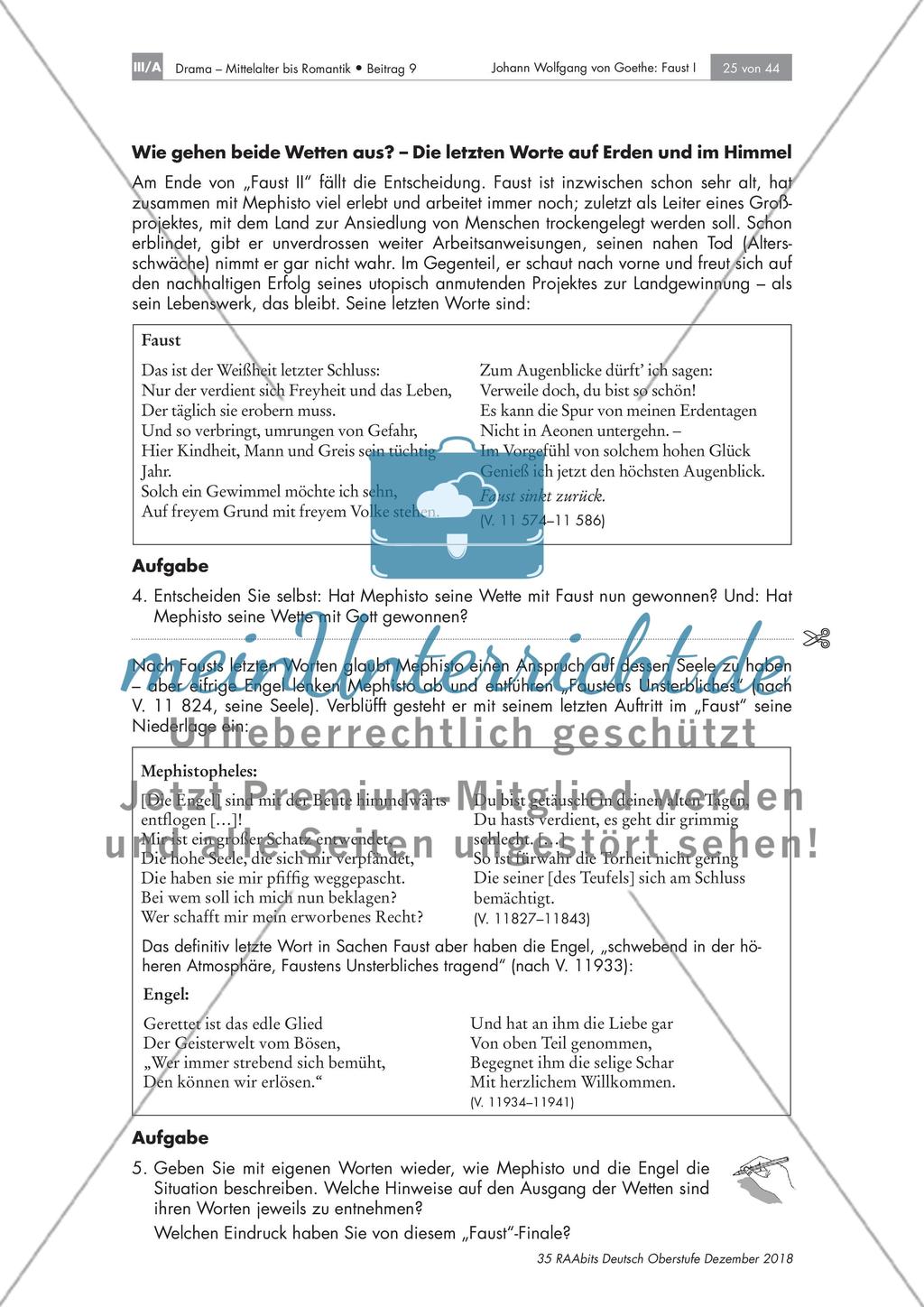 Goethe - Faust I: Faust und Mephisto Preview 2