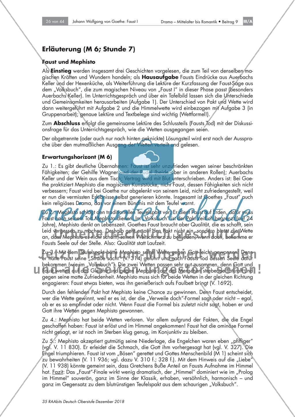 Goethe - Faust I: Faust und Mephisto Preview 3