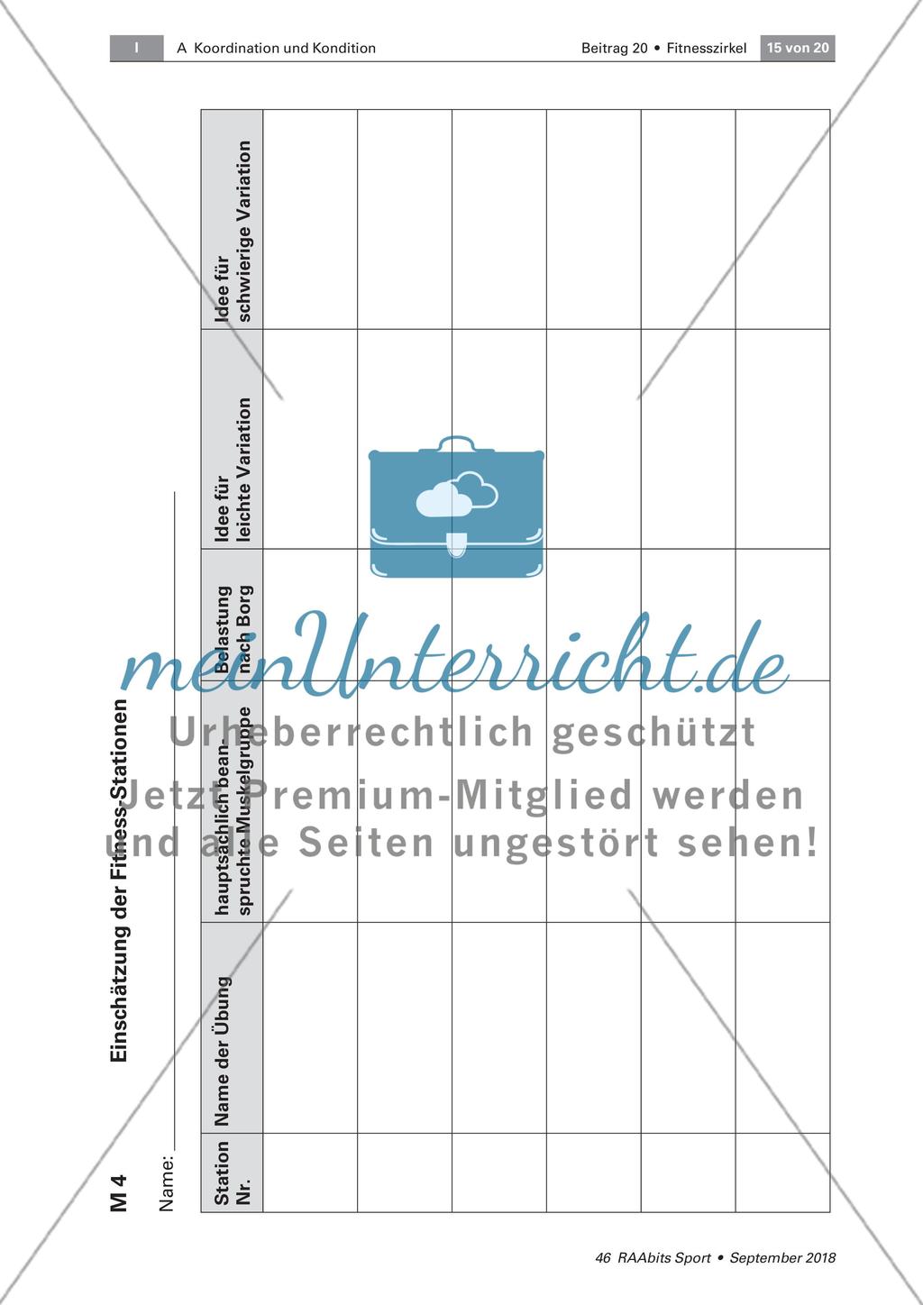 Fitness-Zirkel Preview 1