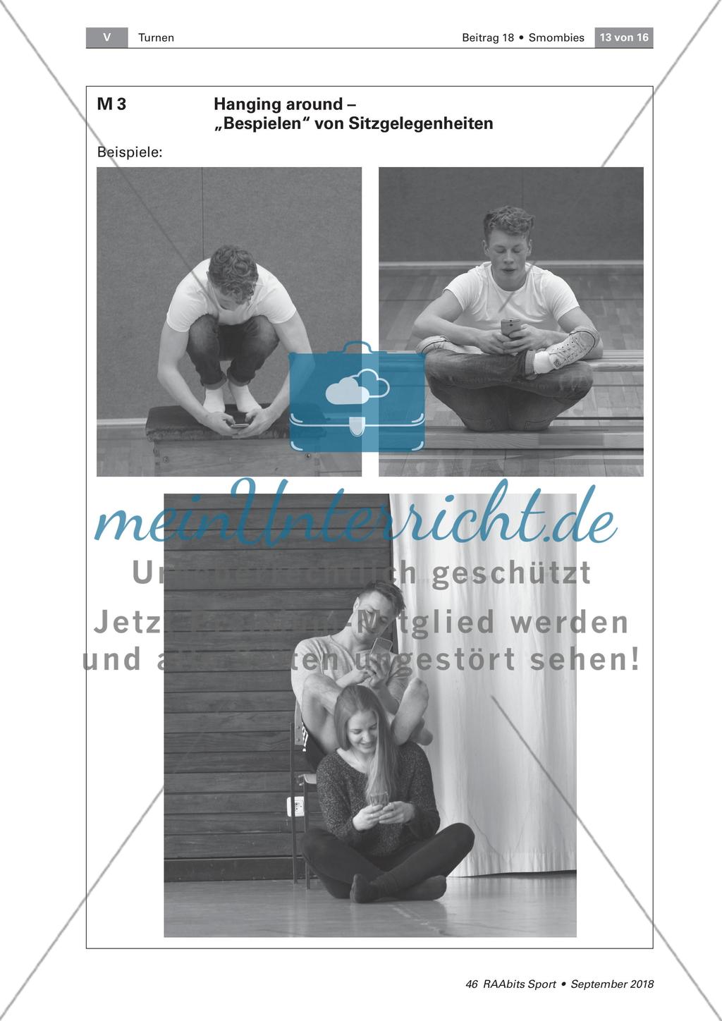 Smombies: Bewegungsgestaltung zum Thema Handysucht Preview 13