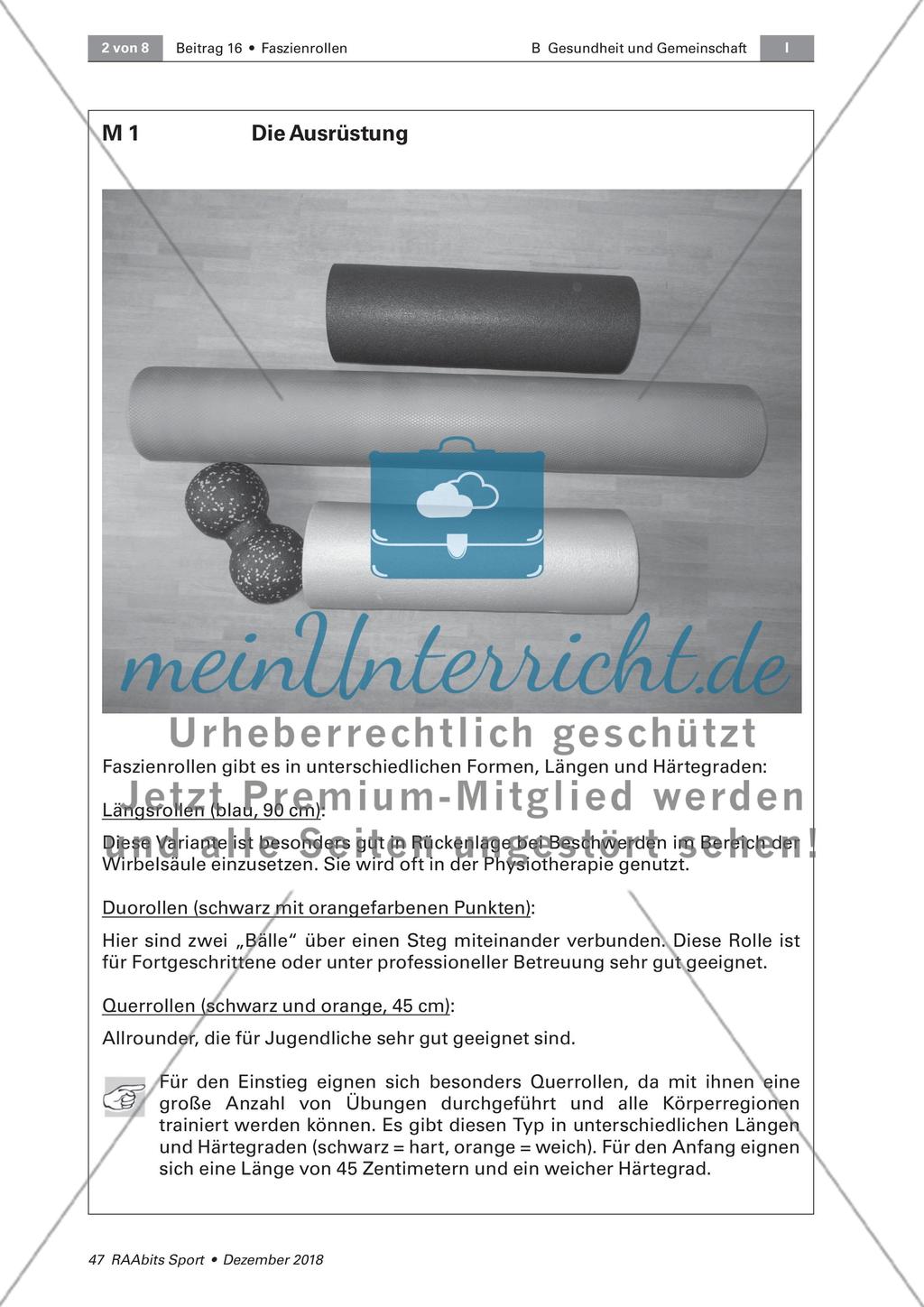 Faszienrollen: Entwicklung eines neuen Körperbewusstseins Preview 2
