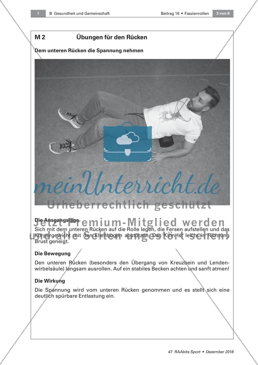 Faszienrollen: Entwicklung eines neuen Körperbewusstseins Preview 3