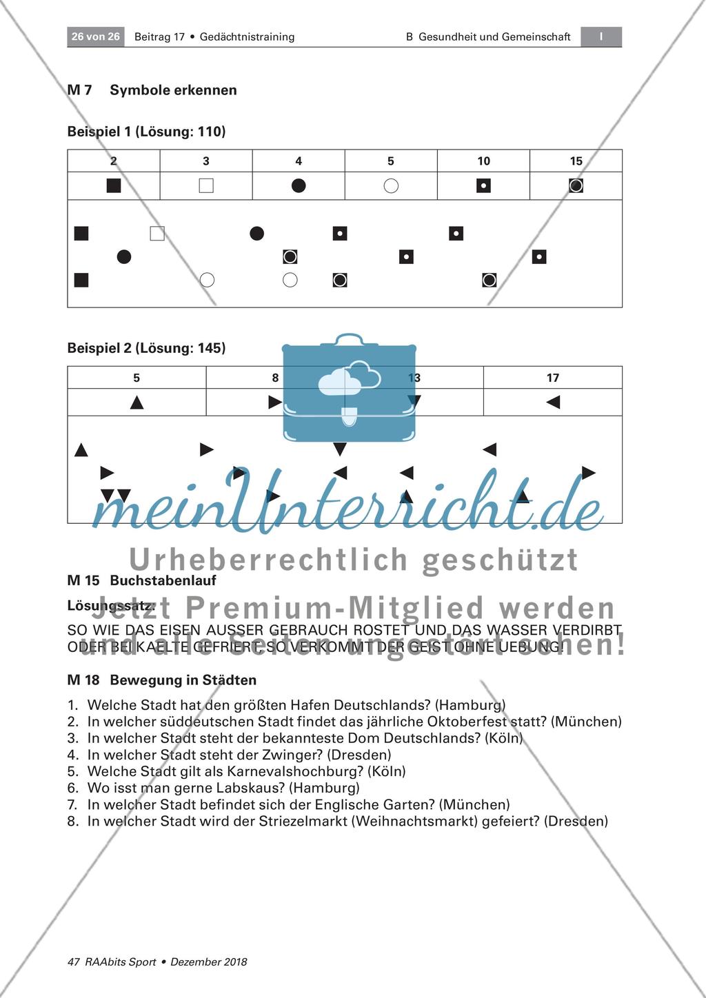 Übungen und Spiele mit Bewegung Preview 15