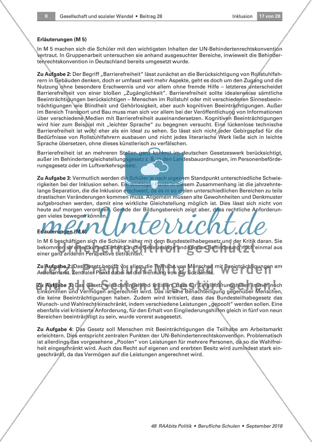Inklusion im Alltag: Internationales und deutsches Recht Preview 3