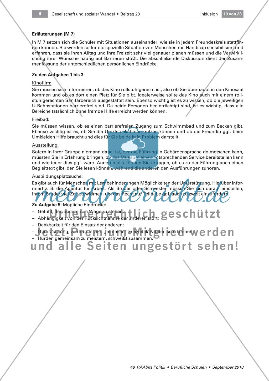 Inklusion im Alltag: Internationales und deutsches Recht Preview 5