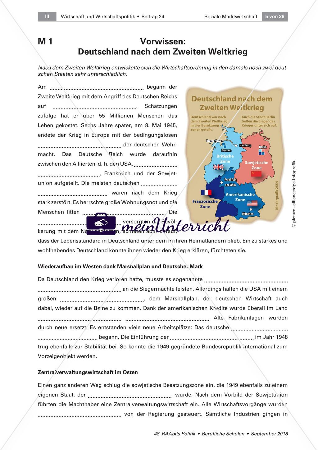 Wirtschaftsordnung in Deutschland im Vergleich zu anderen Formen Preview 1