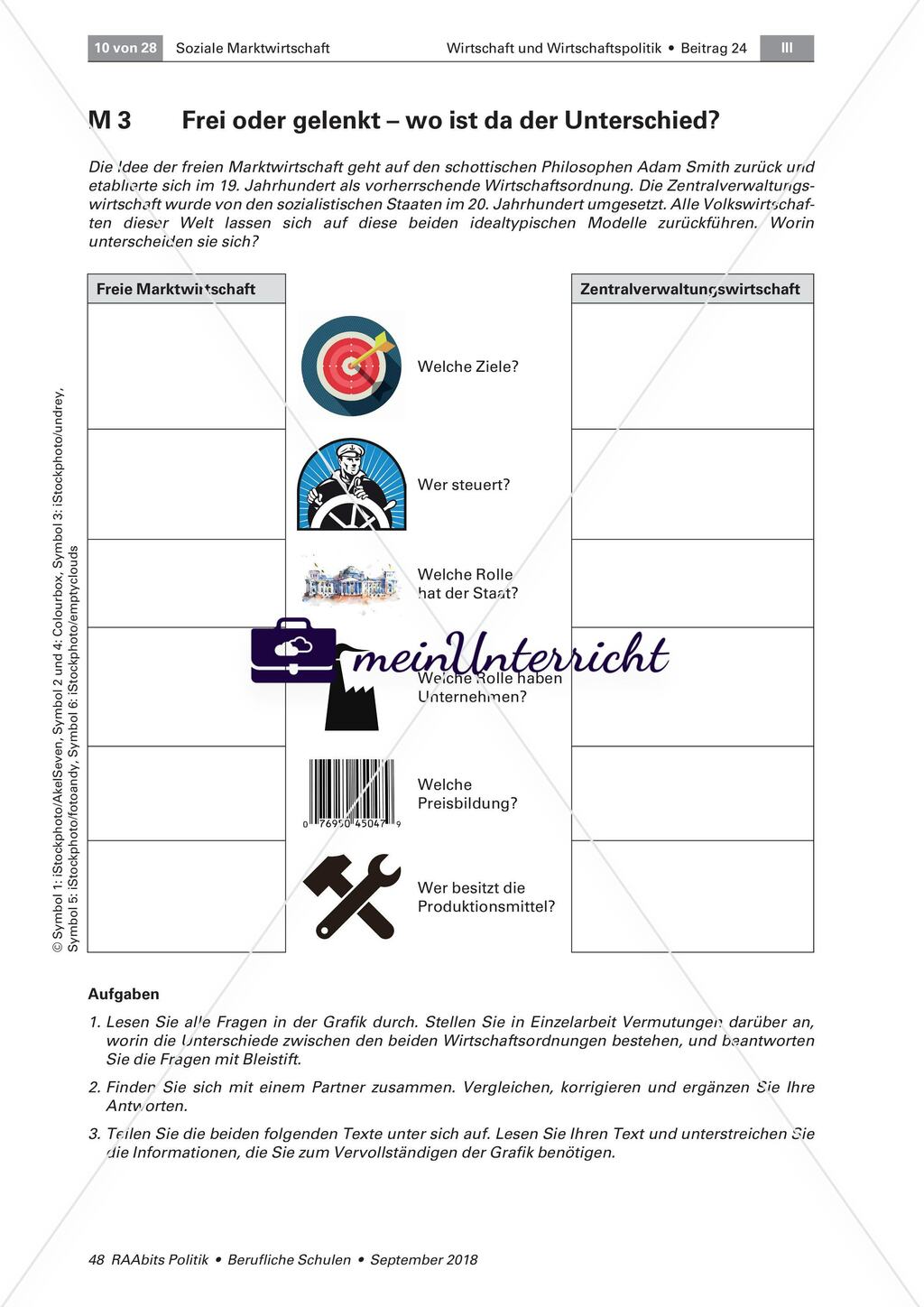Wirtschaftsordnung in Deutschland im Vergleich zu anderen Formen Preview 6
