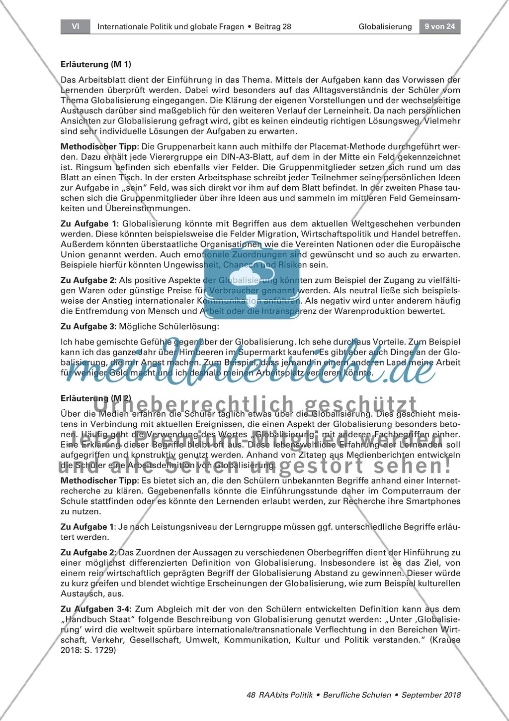 Annäherung an den Globalisierungsbegriff Preview 4