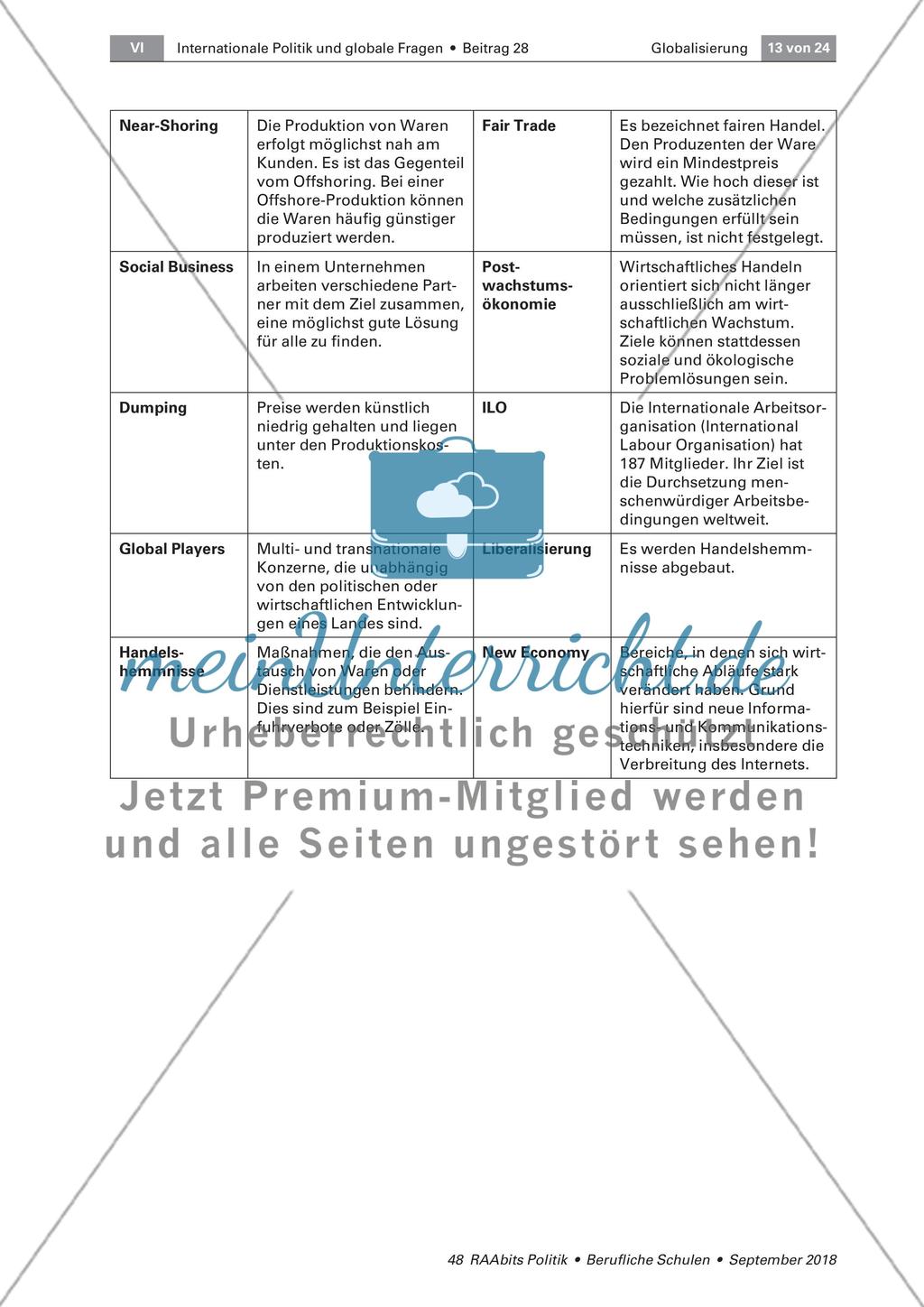 Annäherung an den Globalisierungsbegriff Preview 8