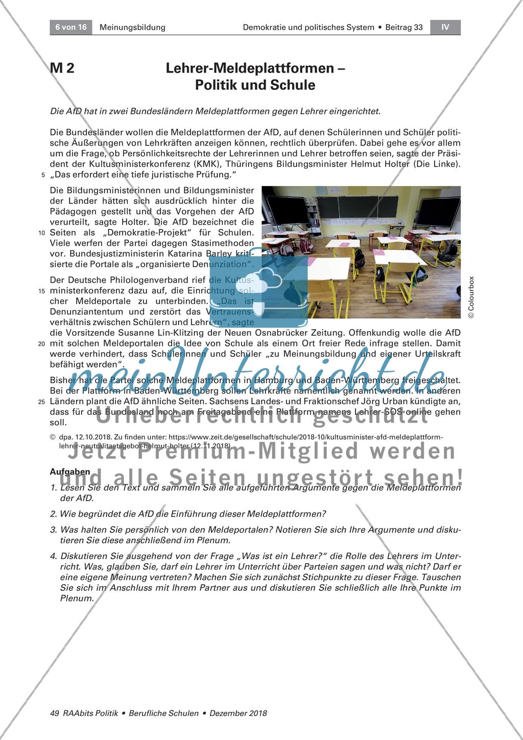 Zwischen Meinungsbildung und Meinungsmache im Unterricht Preview 6