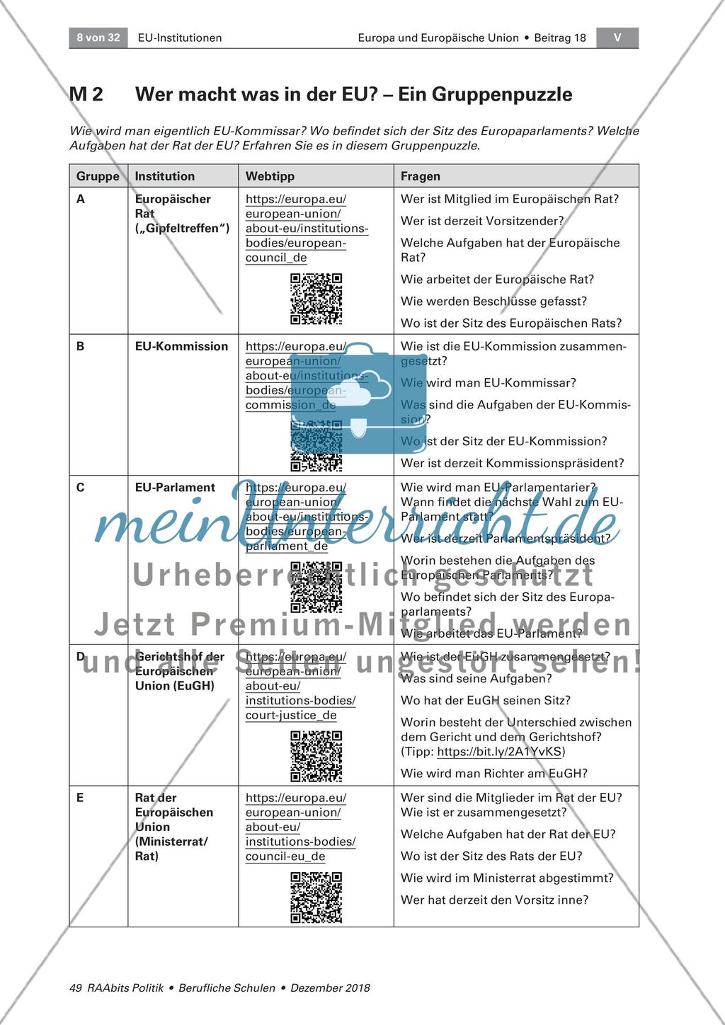 EU-Organe im Überblick Preview 3
