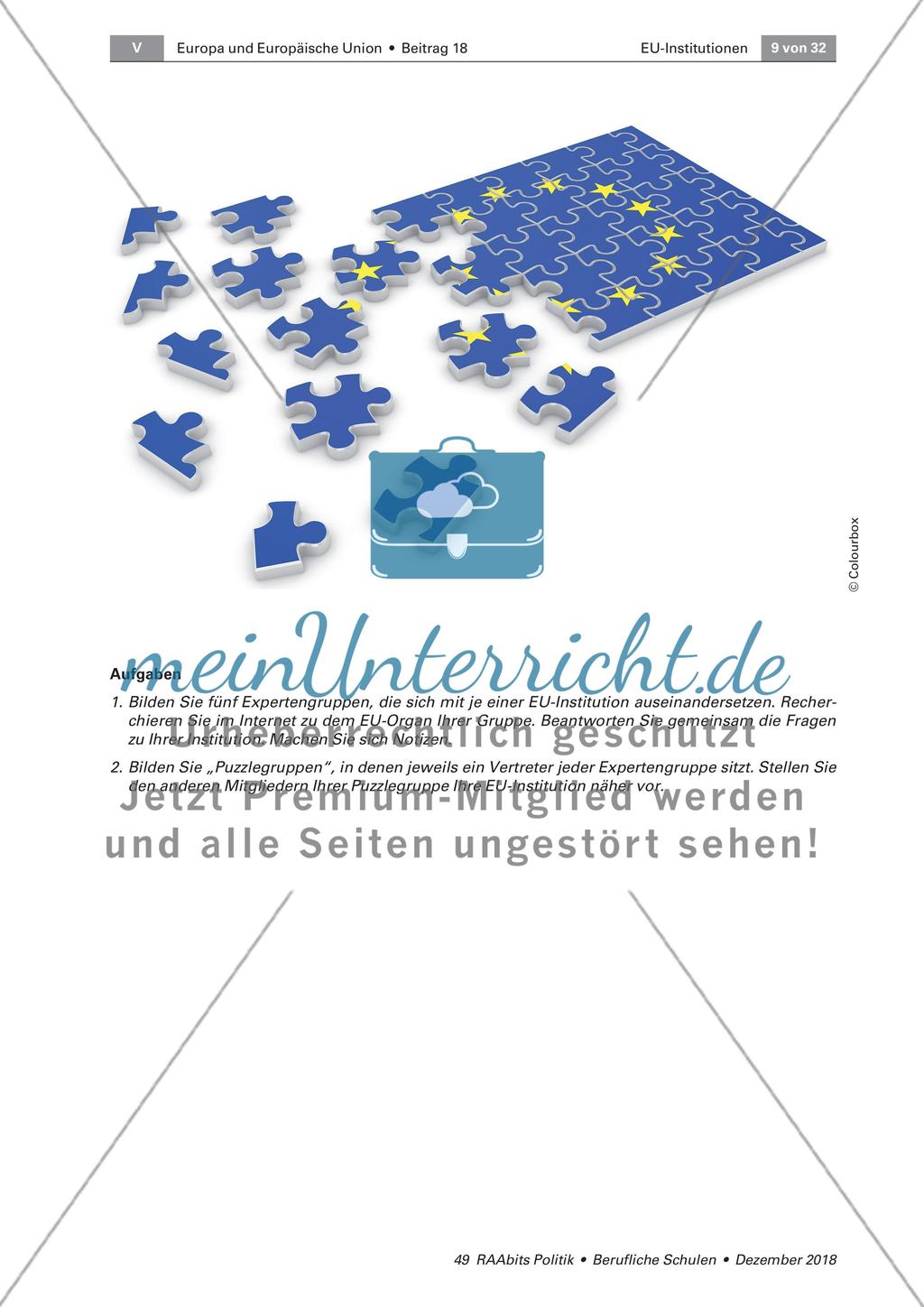 EU-Organe im Überblick Preview 4