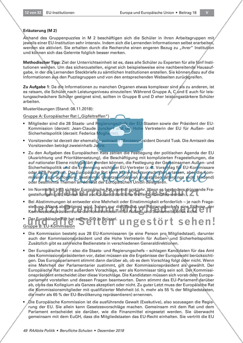 EU-Organe im Überblick Preview 7