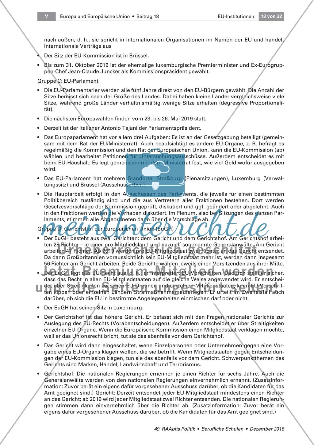 EU-Organe im Überblick Preview 8