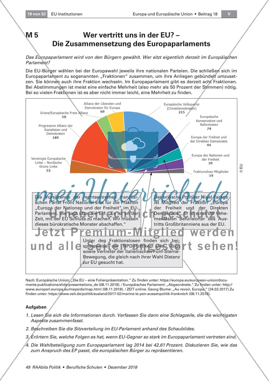 EU-Organe: Rat, Kommission, Parlament Preview 3