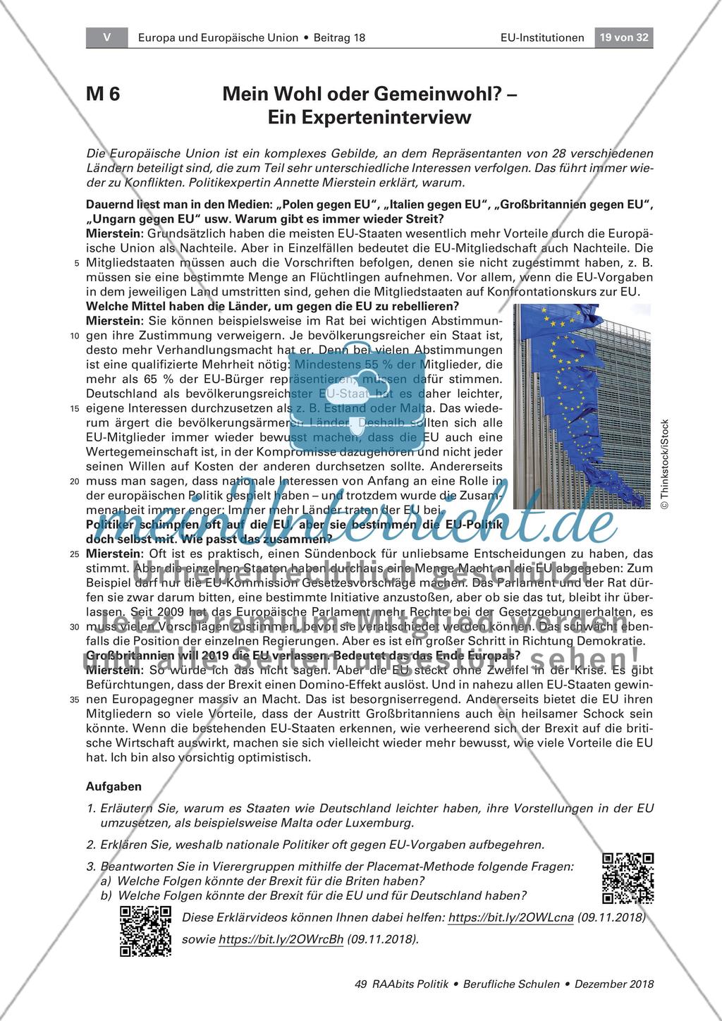 EU-Organe: Rat, Kommission, Parlament Preview 4