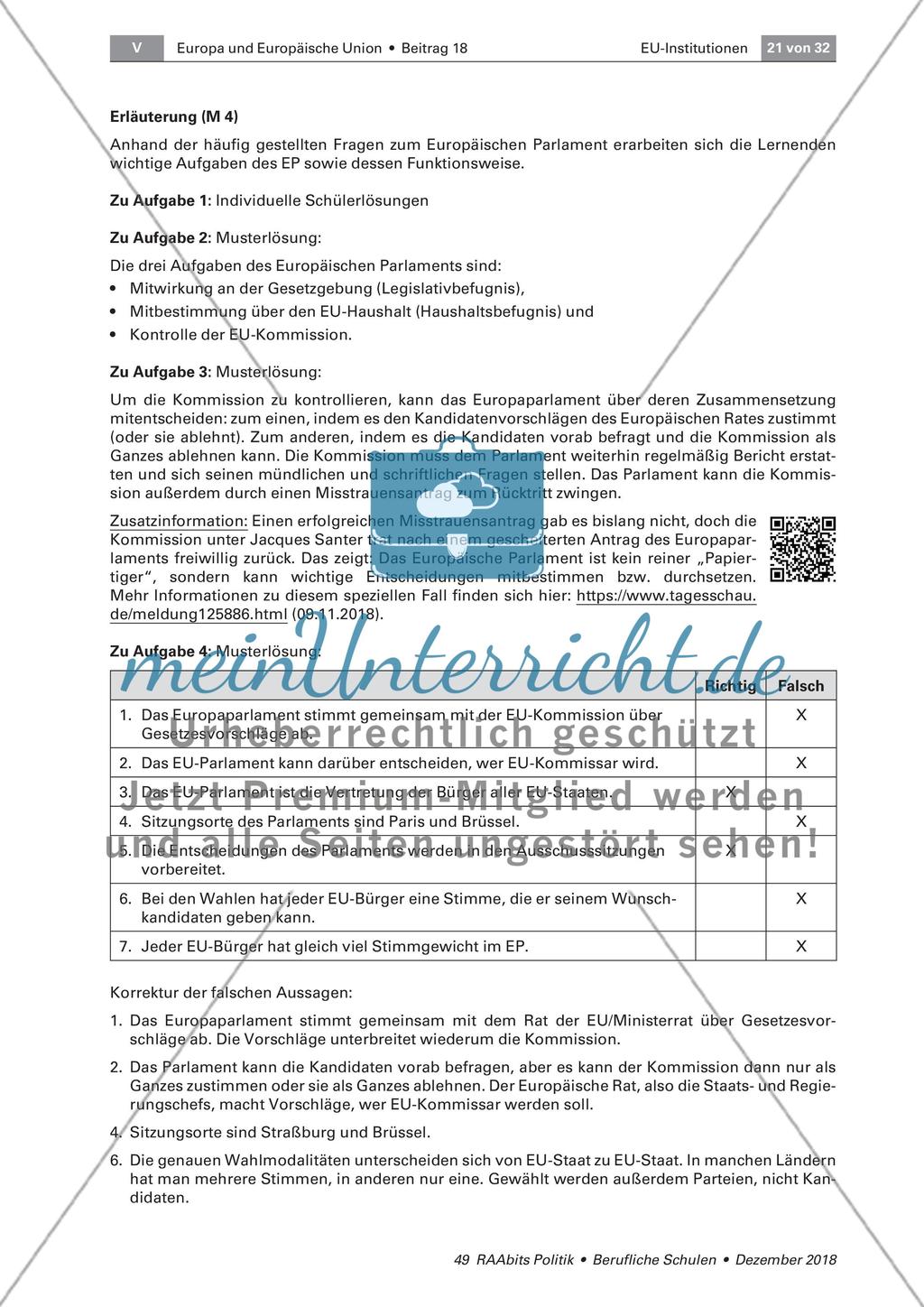 EU-Organe: Rat, Kommission, Parlament Preview 6