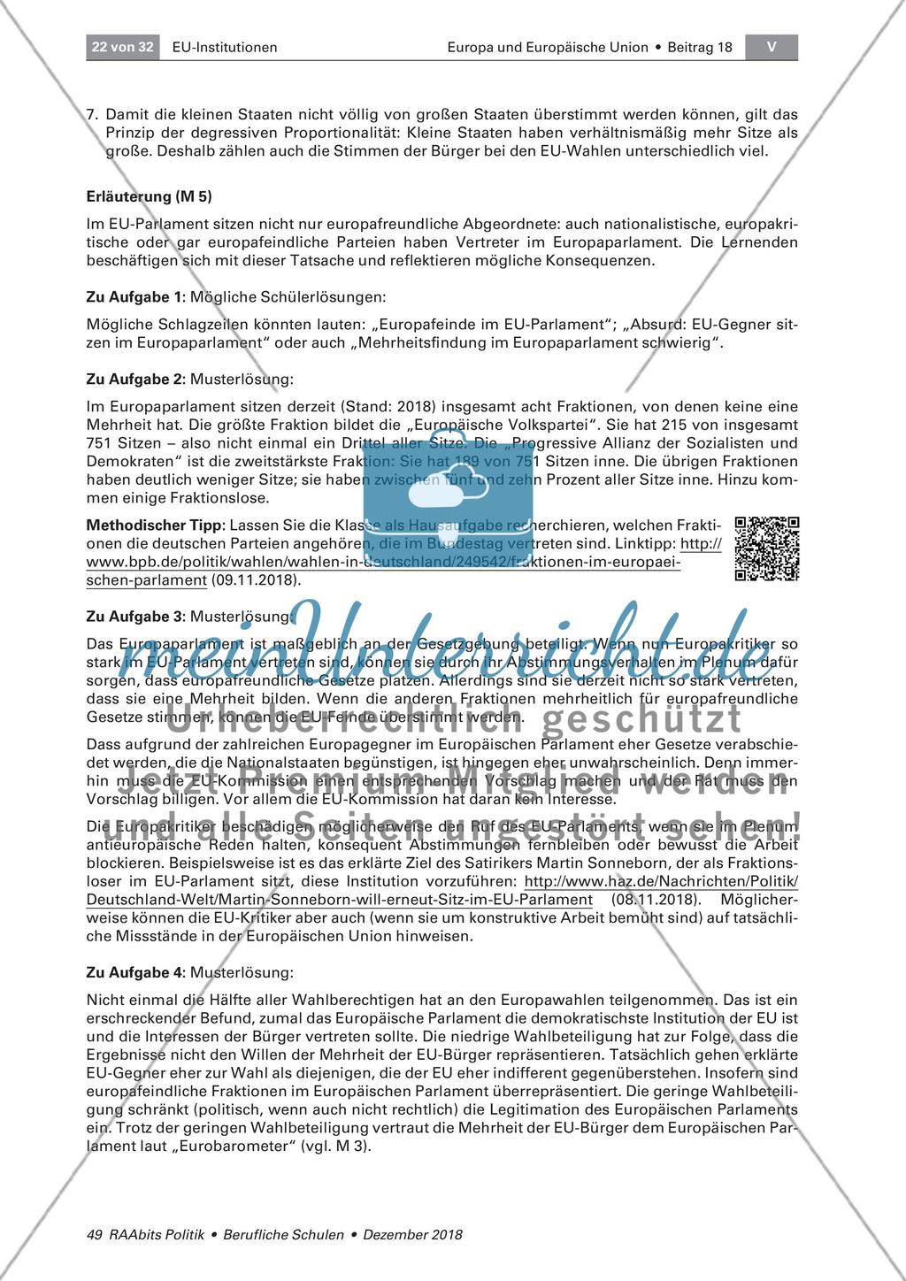 EU-Organe: Rat, Kommission, Parlament Preview 7