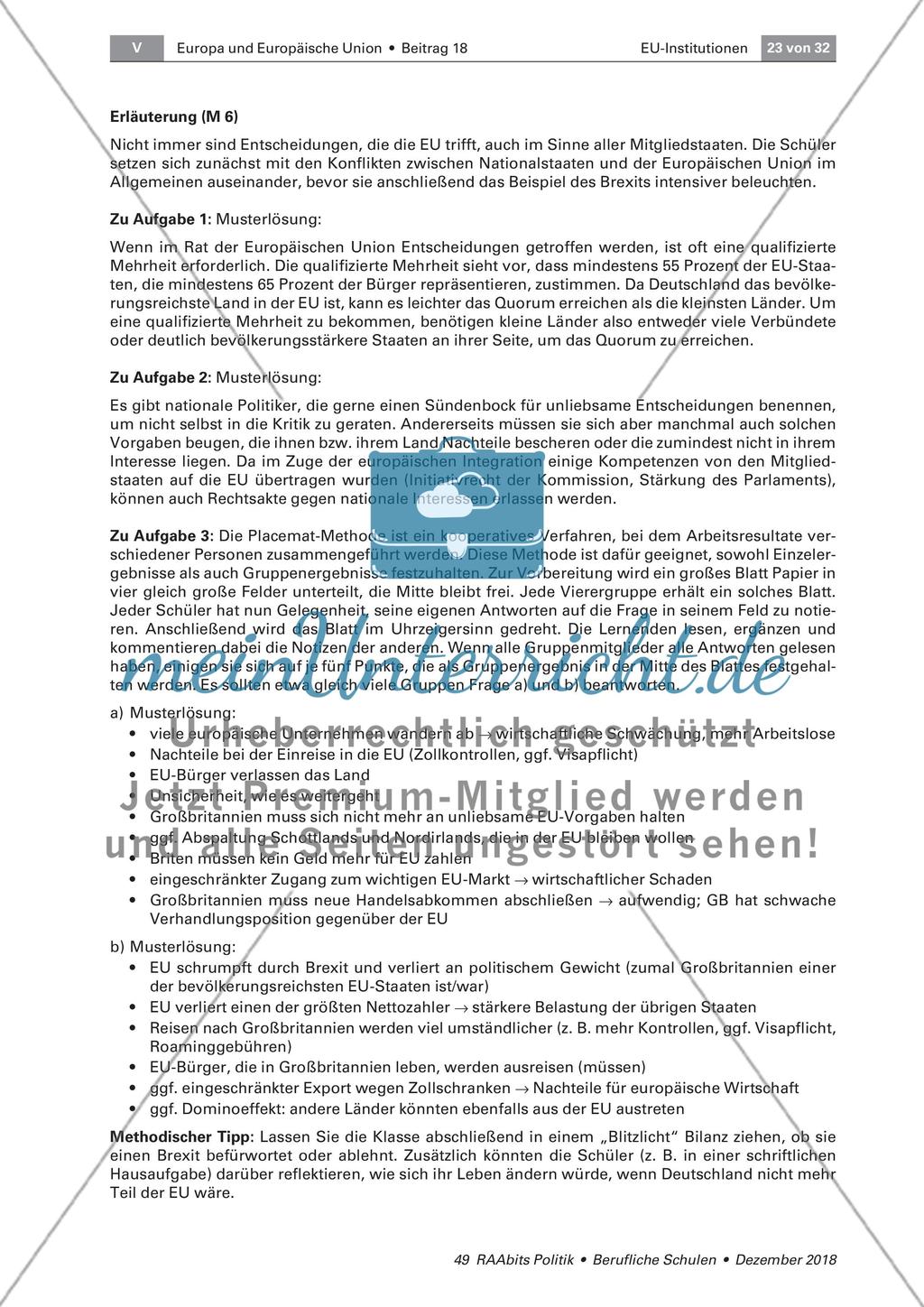 EU-Organe: Rat, Kommission, Parlament Preview 8