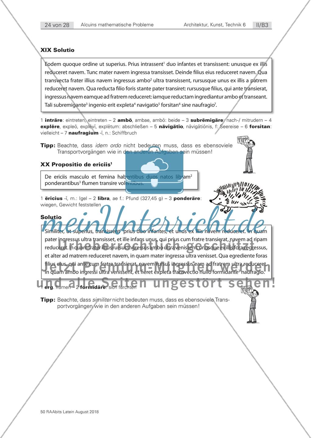 Wiederholung satzwertiger Konstruktionen in Form von Sachaufgaben Preview 3
