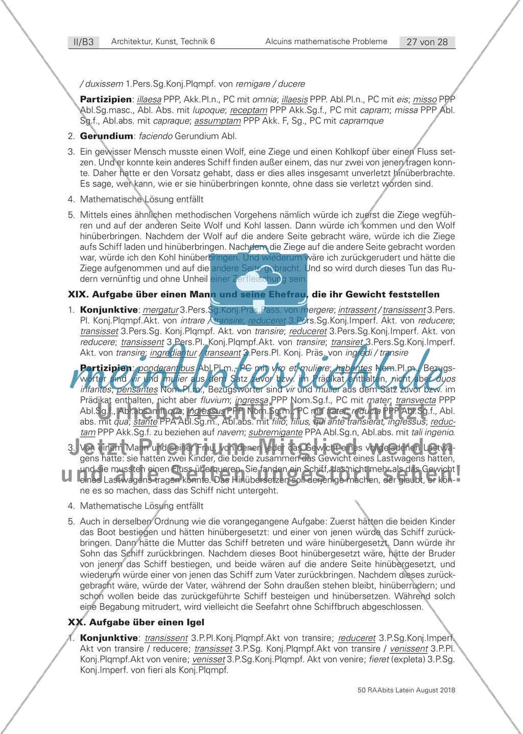 Wiederholung satzwertiger Konstruktionen in Form von Sachaufgaben Preview 6