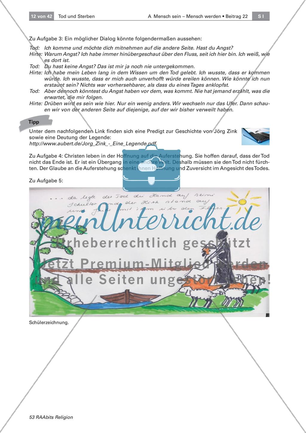 Eine Bildmediation zu den Begriffen Sterben und Tod Preview 10