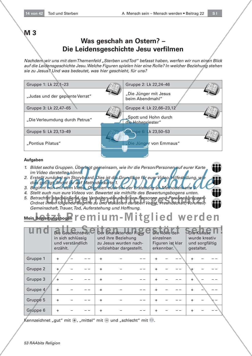 Deutung der biblischen Auferstehungshoffnung Preview 1