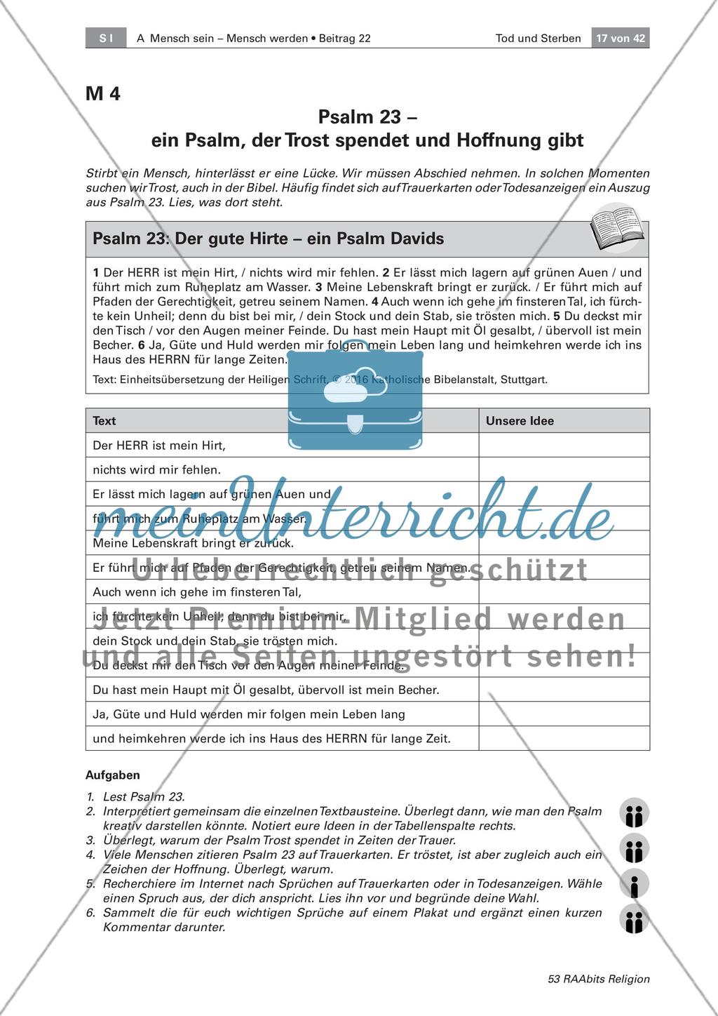 Deutung der biblischen Auferstehungshoffnung Preview 4