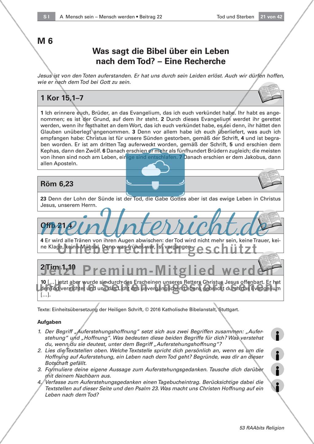 Deutung der biblischen Auferstehungshoffnung Preview 8
